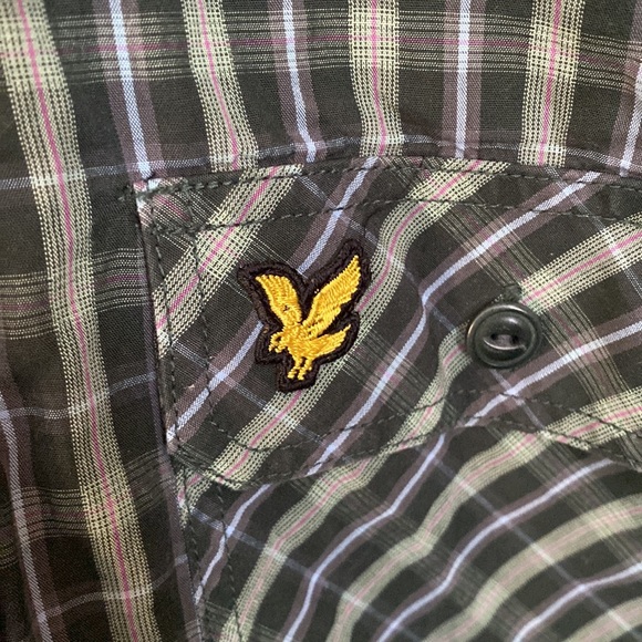 Lyle & Scott Checkered Long Sleeve Button Down Shirt - Picture 6 of 7